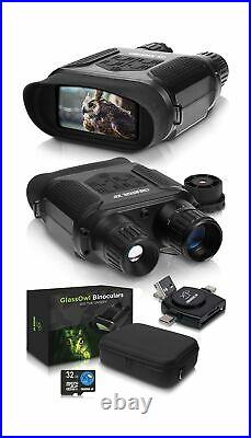 Creative XP Binocular Digital Night Vision Infrared Glassowl Black 32GB SD Card