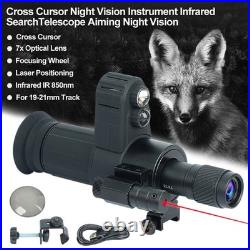 Cross Cursor Riflescope 7x Optical Monocular Night Vision Infrared Digital Sight