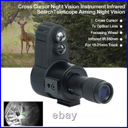 Cross Cursor Riflescope 7x Optical Monocular Night Vision Infrared Digital Sight