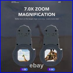 Cross Cursor Riflescope 7x Optical Monocular Night Vision Infrared Digital Sight