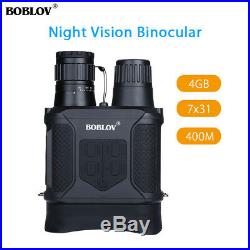 Day & Night Vision Infrared 7x31 Zoom Binocular Scope Telescope 400M For Outdoor