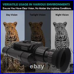 Day Night Vision Scope Digital Monocular Riflescope, 1080p HD, 5X Digital Zoo