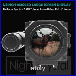Day Night Vision Scope Digital Monocular Riflescope, 1080p HD, 5X Digital Zoo