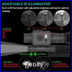 Day Night Vision Scope Digital Monocular Riflescope, 1080p HD, 5X Digital Zoo