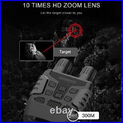 Digital 4X Zoom Night Vision Binoculars With Video Recording Infrared Telescope