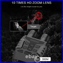 Digital 4X Zoom Night Vision Goggles Binoculars For Total Darkness Surveillance
