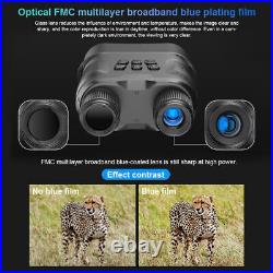 Digital Binoculars 12X Zoomable Goggles Night Vision Device Recorder 2.3Screen