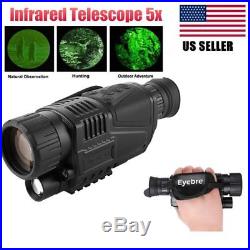 Digital HD Infrared Night Vision 5X40 Monocular Hunting Video Telescope Scope XY