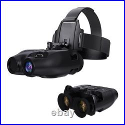Digital IR Night Vision Binoculars Head Mounted Rechargeable for Hunting
