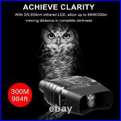 Digital Infrared Binocular Night Vision IR Scope Camera Outdoor Video Recording