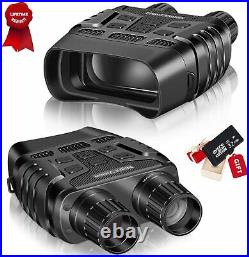 Digital Infrared HD Goggles Night Vision Binoculars Scope IR with 32G Card Hunting