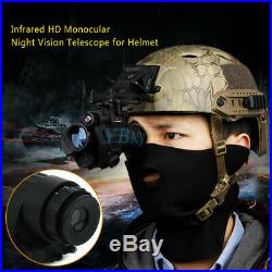 Digital Infrared IR Night Vision Device Helmet HD Telescope Monocular Helmet