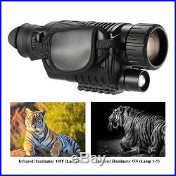Digital Infrared Night Vision 5X40 Monocular Binoculars Telescopes Hunting T6Z4