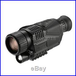 Digital Infrared Night Vision 5X40 Monocular Binoculars Telescopes Hunting T6Z4