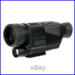 Digital Infrared Night Vision 5X42 Monocular Hunting Video Telescope Scop 13mm