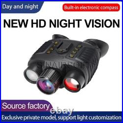 Digital Infrared Night Vision Binoculars 4K 3D Head Mounted Goggles 8X Zoom 300M