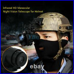 Digital Infrared Night Vision Monocular Helmet Telescope For Hunting Outdoor TD