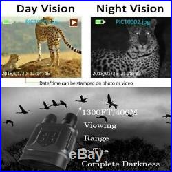 Digital NV400B Infrared HD Night Vision Hunting Binocular Video Camera Scop H6Z0