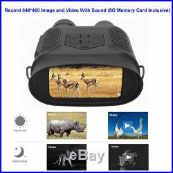 Digital NV400-B Infrared HD Night Vision Hunting Binocular Video Camera Scope UK