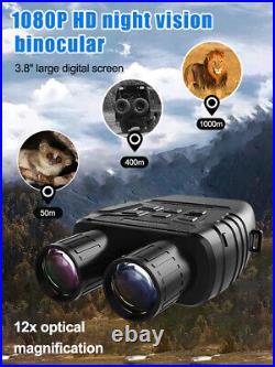 Digital Night Vision Binoculars 850nm Infrared 1080P HD Goggles Hunting Camping