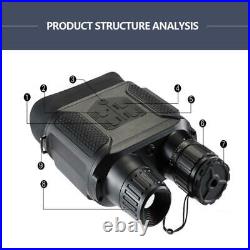 Digital Night Vision Binoculars Hunting Surveillance Goggles Camera Security