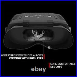 Digital Night Vision Binoculars, See Clear in 100% Total Darkness, Large Black