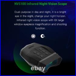 Digital Night Vision Goggles Binoculars 8x Zoom Infrared Scope Video IR Camera