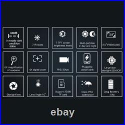 Digital Night Vision Goggles Binoculars 8x Zoom Infrared Scope Video IR Camera