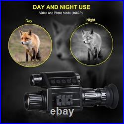 Digital Night Vision Monocular, IR Illuminator 850nm Night Vision Rifle Scope