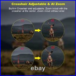 Digital Night Vision Monocular, IR Illuminator 850nm Night Vision Rifle Scope