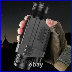 Digital Night Vision Monocular Optical Glass Rechargeable 5x-8x Zoom Telescope