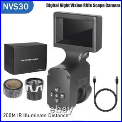 Digital Night Vision Rifle Scope 5W WiFi Hunting Monocular Camera with 850nm IR Digital Night Vision Rifle Scope 5W WiFi Hunting Monocular Camera with 850nm IR
