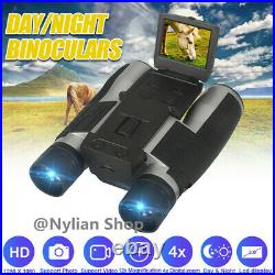 Digital Zoom 12X Magnification Binocular 1080P HD Video Camera Hunting Telescope