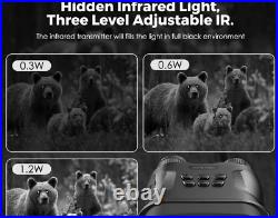 Digital night vision binoculars for hunting
