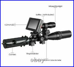 Diy Night Vision Scope Best Digital Camera For Rifle Scope With Ir Torch 850mm
