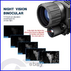 ESSLNB Night Vision Monocular 5X40 Infrared with Black