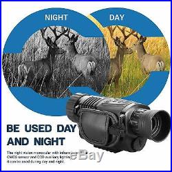 ESSLNB Night Vision Monocular 5X40 Night Vision Infrared IR Camera HD Digital