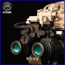FMA Tactical Night Vision NVG PVS31 Dummy With Light Function Binocular Helmet
