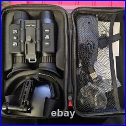 GOYOJO NV8300 4K Head-Mounted IR Night Vision Goggles & Binoculars (8x Zoom)