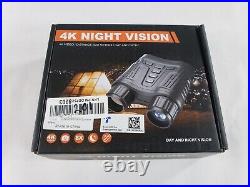 GTHUNDER Night Vision Binoculars 4K Rechargeable Infrared Digital 32GB TF Card
