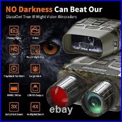 Gafas vision nocturna observación vinoculares vigilancia infrarroja Nuevo