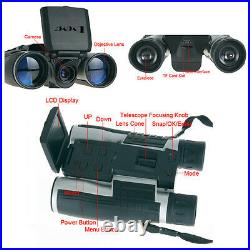 HD 1080P 2'' LCD Screen Digital Binocular 12x32 Zoom Scope DVR Telescope Camera