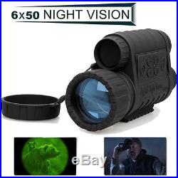 HD 720P 5MP WG-50 Infrared Night Vision NVD IR Monocular Telescope 6X50 Record