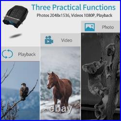 HD Digital 4X Zoom 600m Night Vision Infrared Hunting Binoculars Scope IR Camera