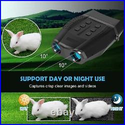 HD Digital 4X Zoom Night Vision Infrared Hunting Binoculars Scope WithCamera Video