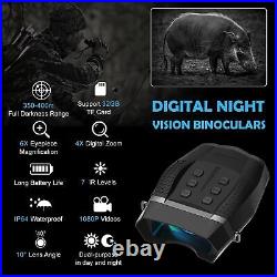 HD Digital 4X Zoom Night Vision Infrared Hunting Binoculars Scope WithCamera Video