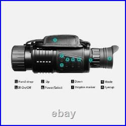 HD Infrared Digital Video Night Vision Zoom Monocular Telescope Outdoor Hunting