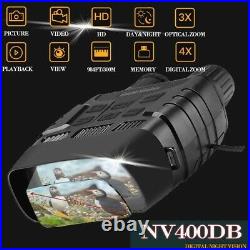 HD Night Vision NV400DB Binoculars Infrared (IR) Photo Video 300m Night Hunting