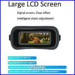 HD Video Digital Night Vision Infrared Hunting Binoculars Scope IR CAMERA Zoom