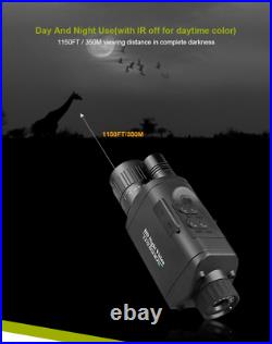 HD WIFI Digital Infrared Night Vision Hunting Monocular Outdoor Telescope withDVR